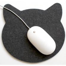 Keçe Kedi Mouse Pad