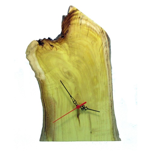 B&D Masif Limon Ağacı Masa & Duvar Saati 22x36cm Görsel 1