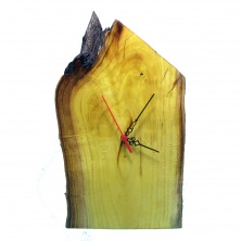 B&D Masif Limon Ağacı Masa & Duvar Saati 21x35cm